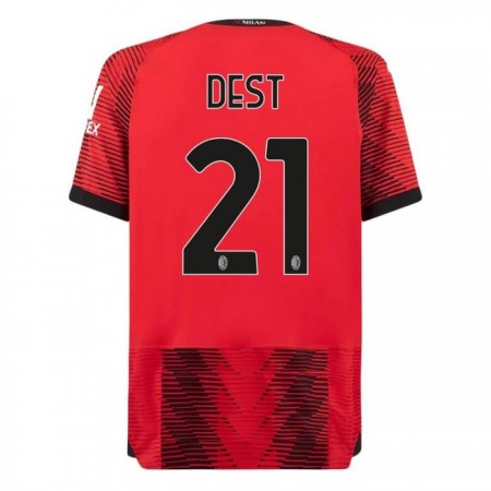 AC Milán Dest 21 Domácí 2023-24 - Fotbalové Dresy (S/S) AC Milán Dest 21 Domácí 2023-24 - Fotbalové Dresy (S/S)